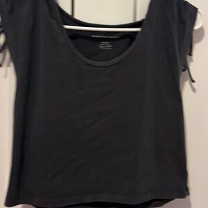 American Eagle Outfitters Charcoal Short Sleeve Tee